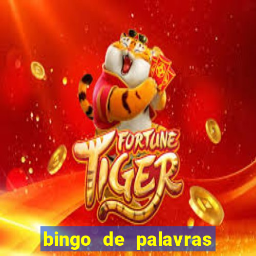 bingo de palavras cha de bebe